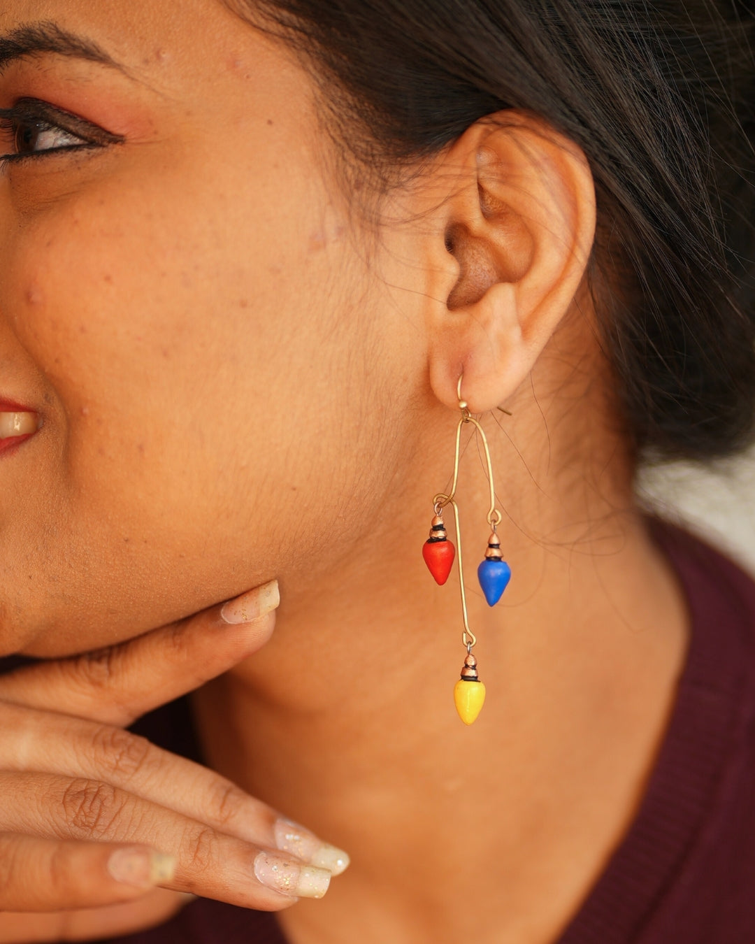 Christmas Bulb Earrings