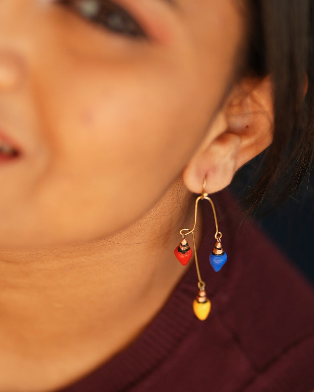 Christmas Bulb Earrings