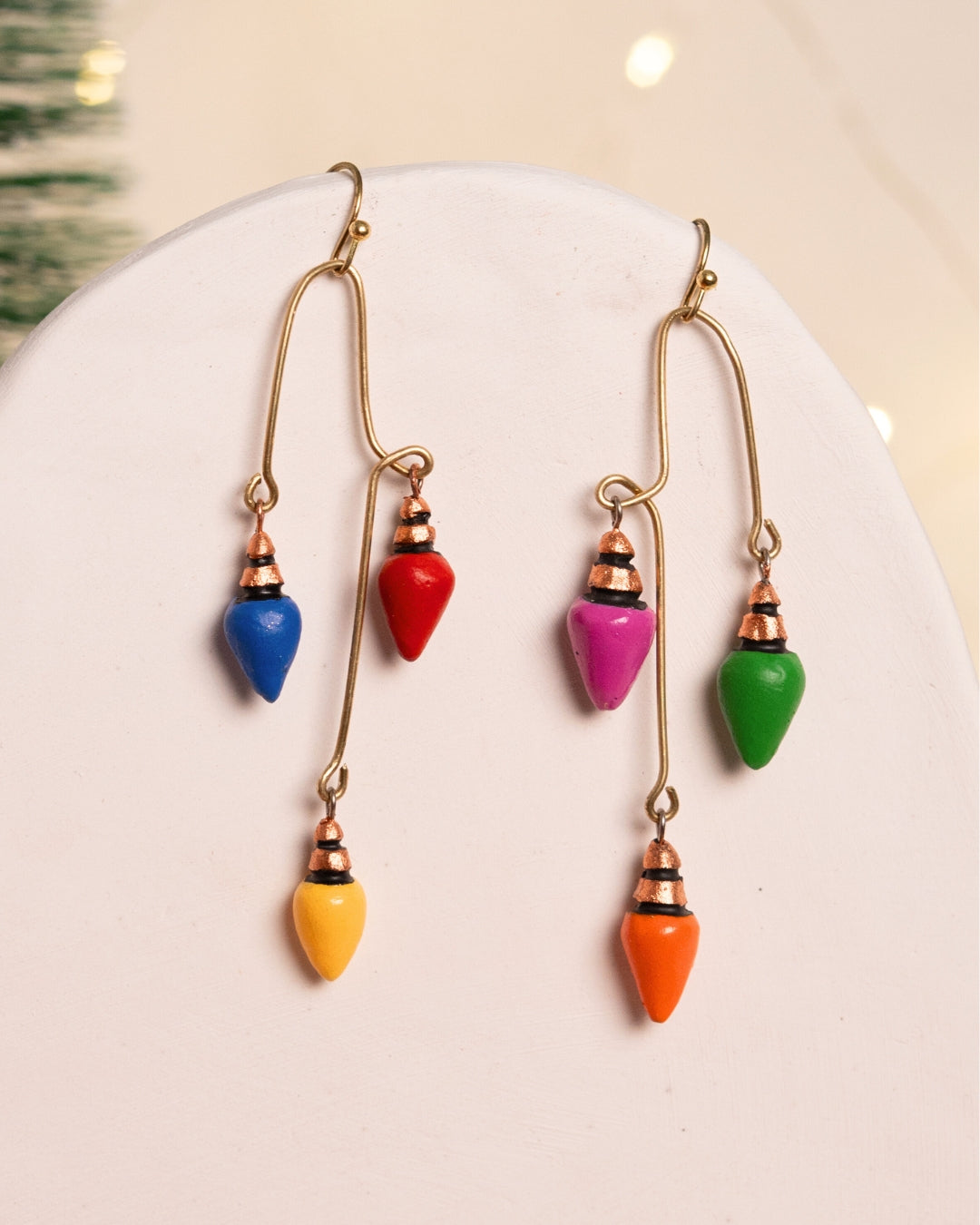 Christmas Bulb Earrings