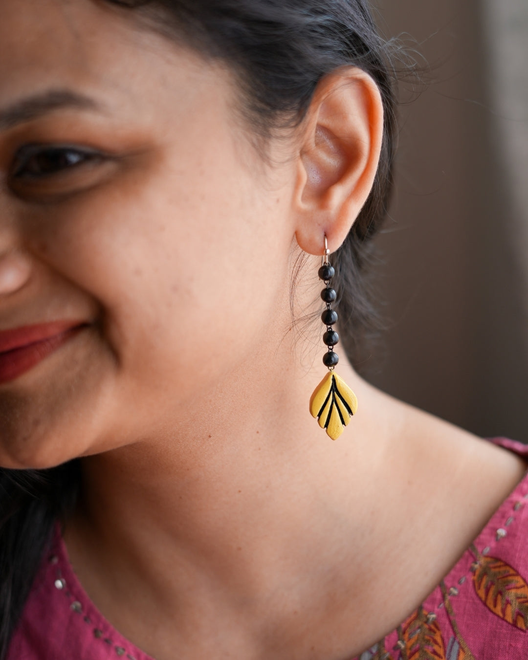 Leaf Drop Earrings