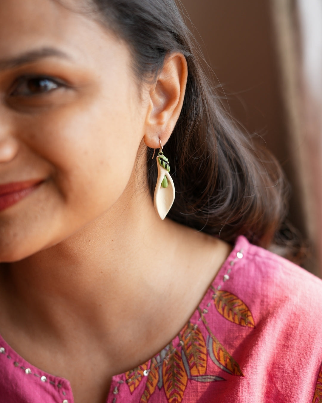 Peace Lily Earrings