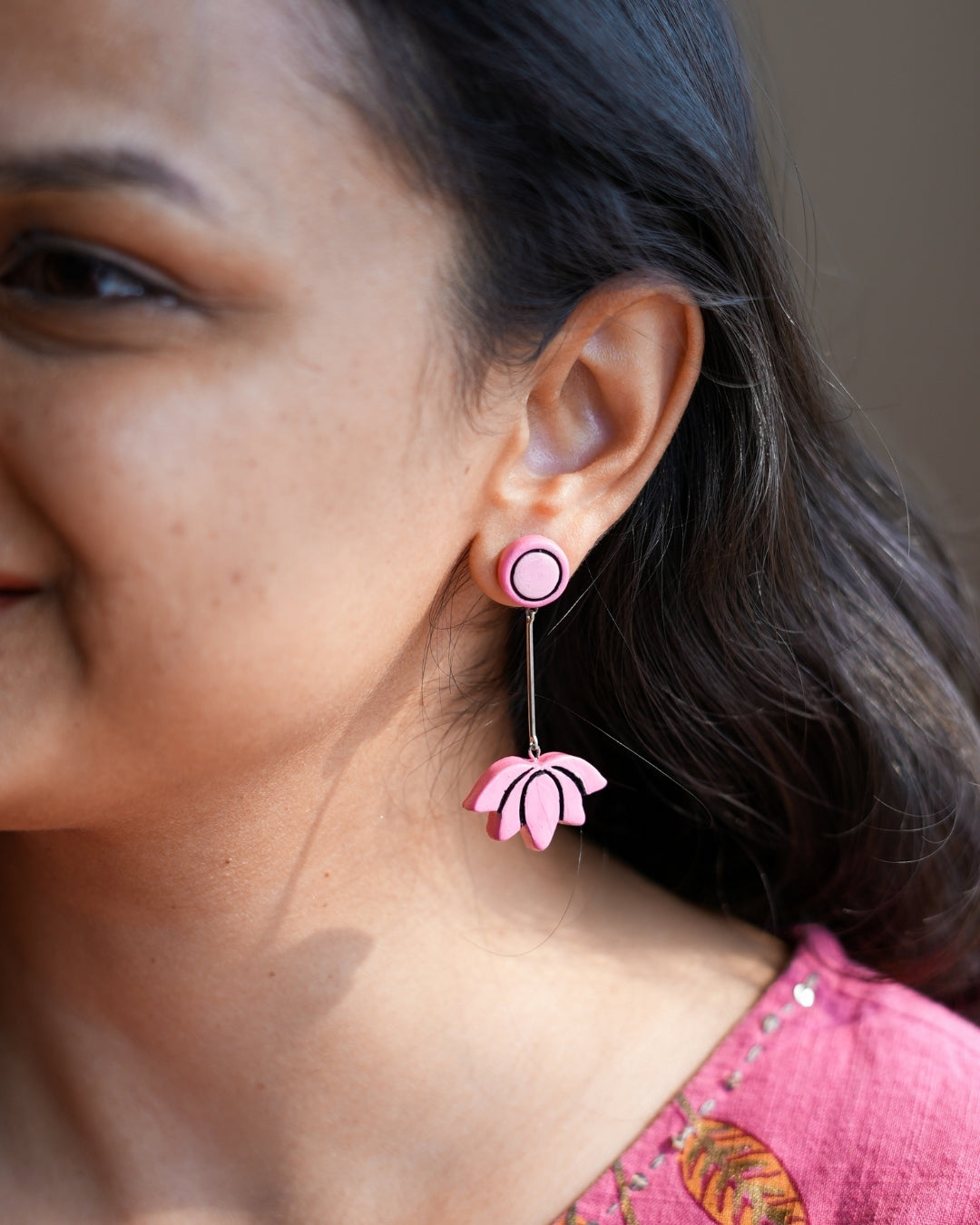 Summer Lotus Earrings