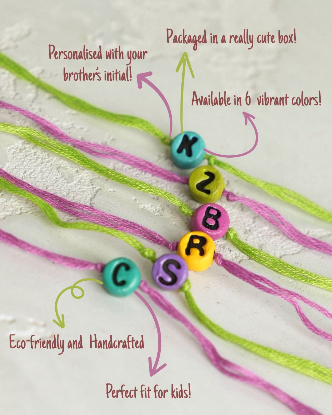 Personalized Initial Rakhi