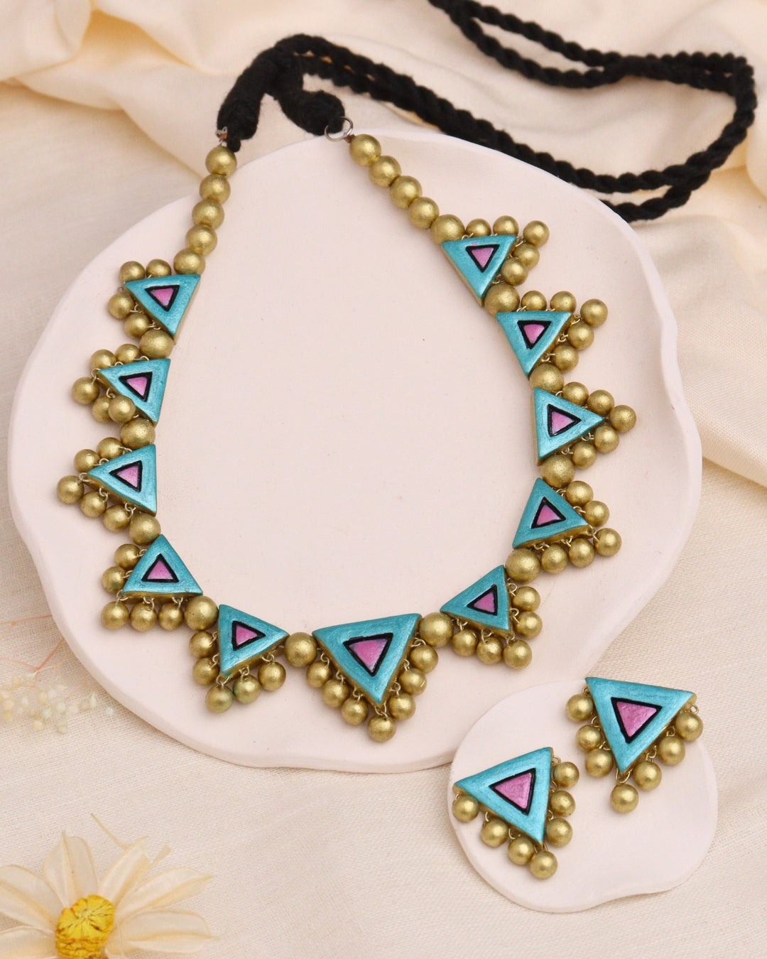 Hypoallergenic-Terracotta-Necklace-Set