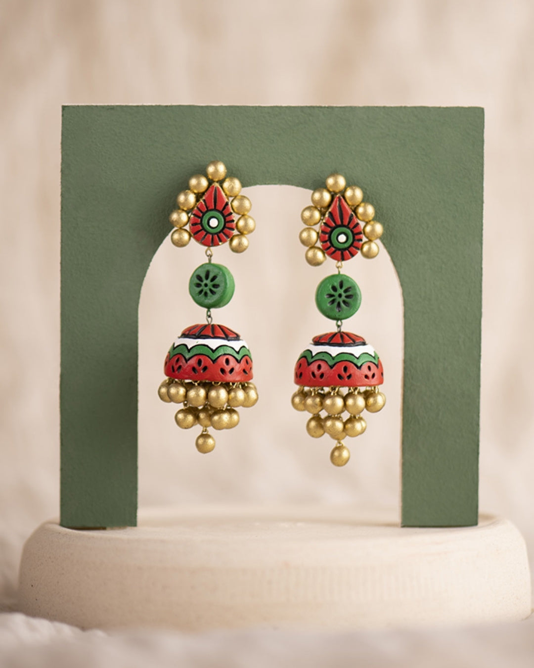 Gold-Traditional-Jhumka-Earrings