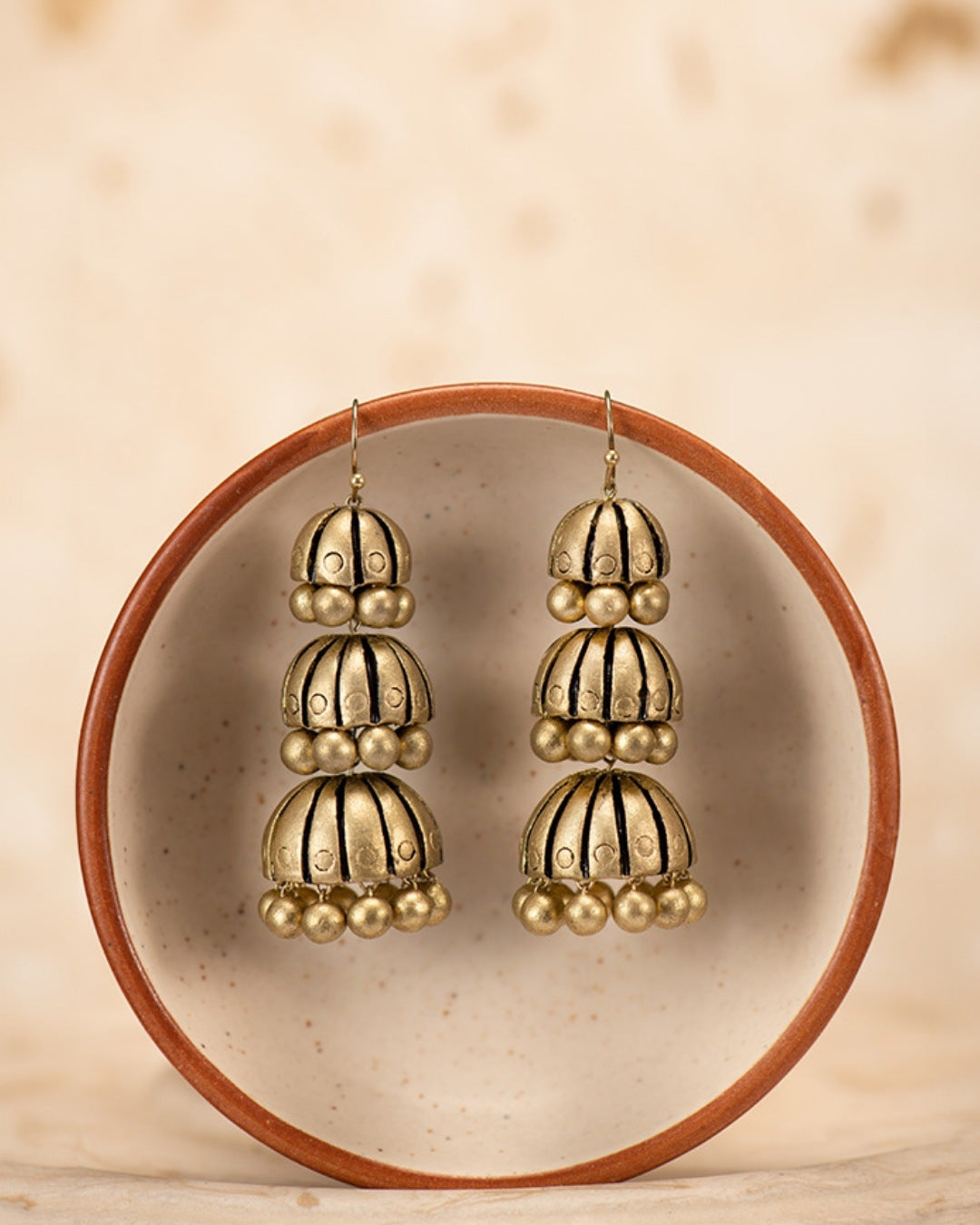 Gold-Jhumka-Earrings