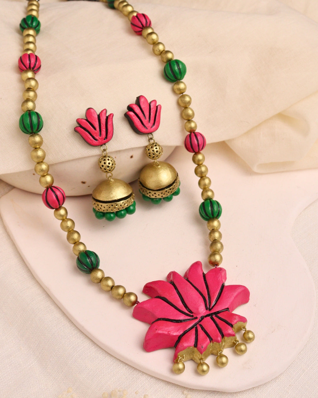 Terracotta-Necklace-Set