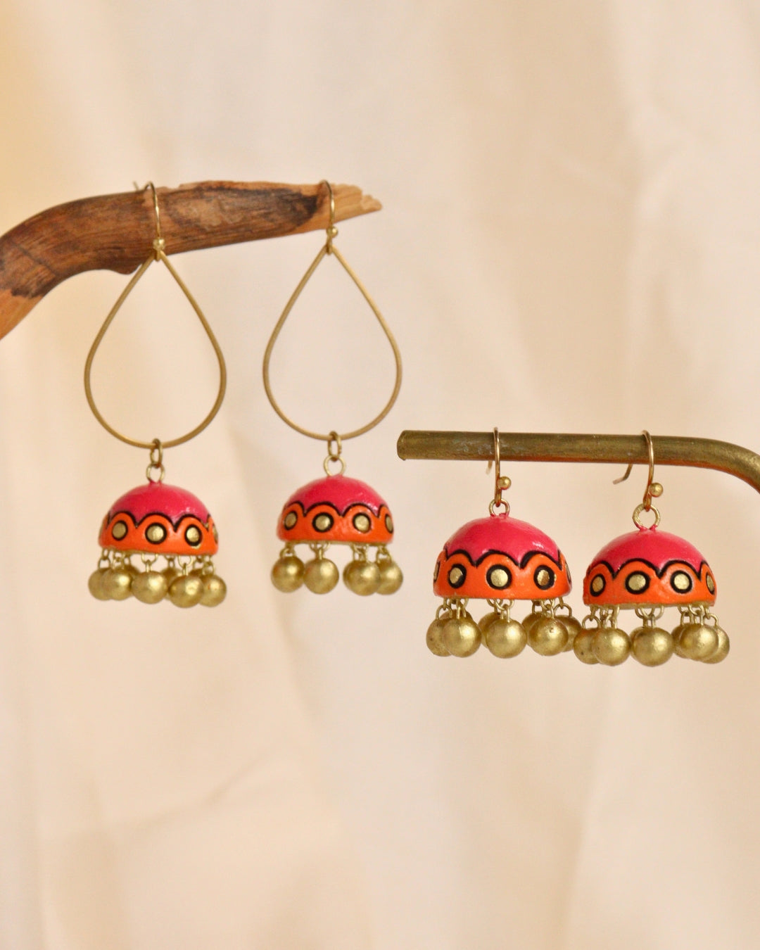 Lehar Duo Earrings Set