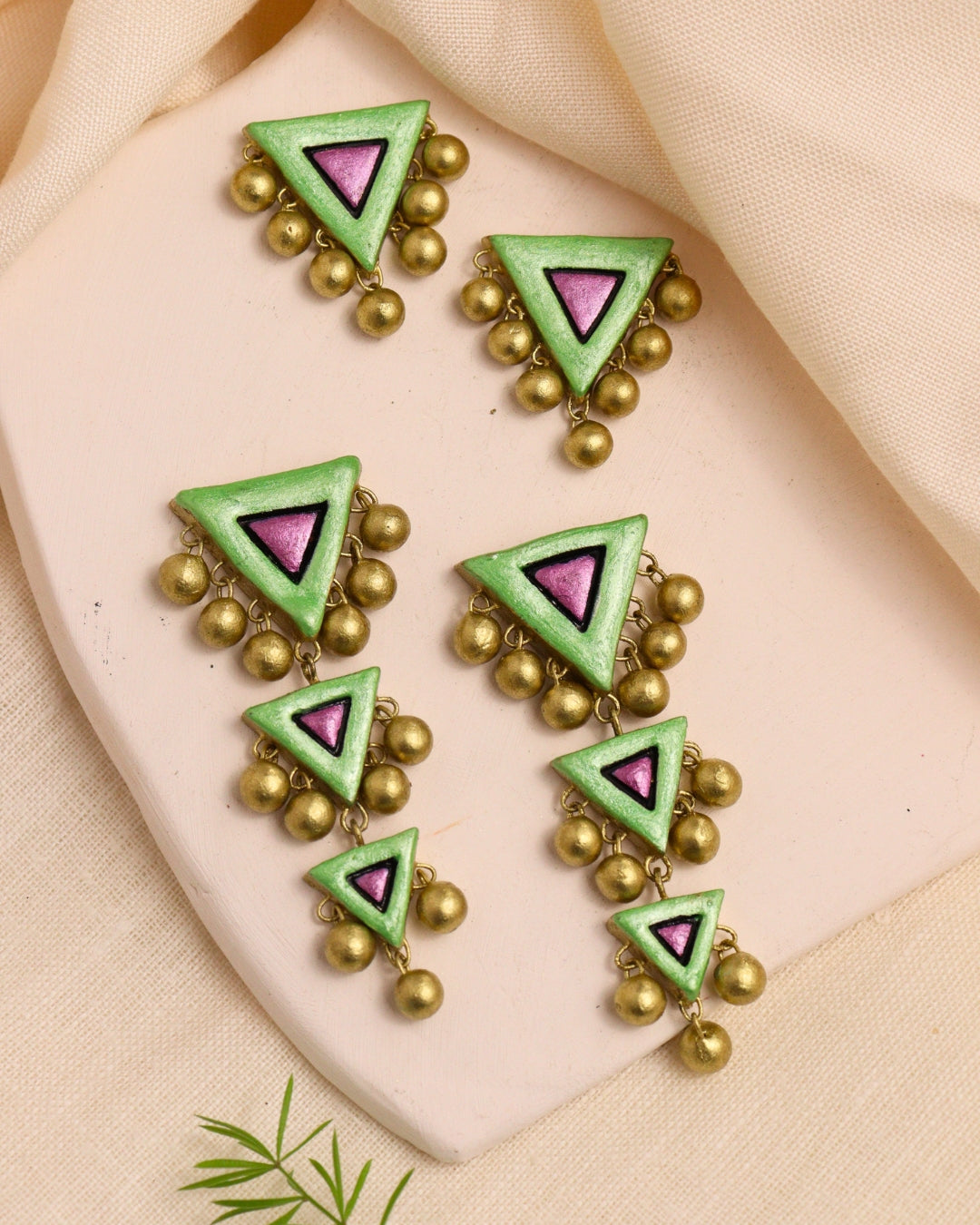 Desi Dazzle Duo Earrings Set