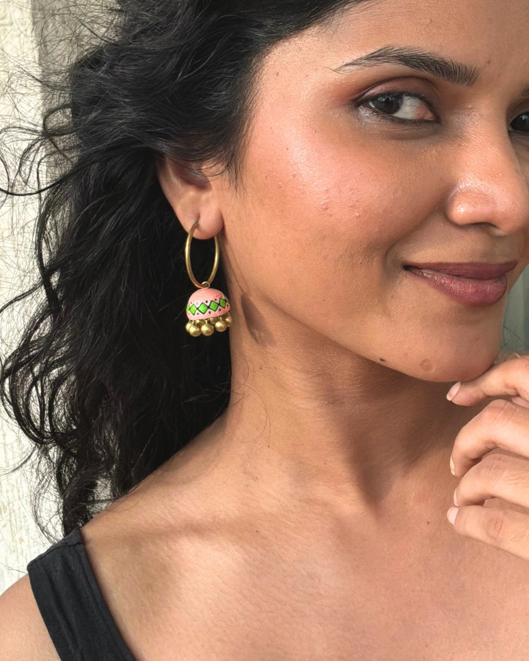 Classic Gold Hoop Jhumka