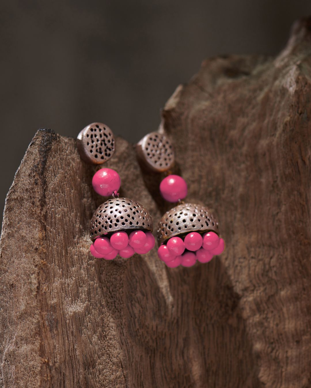 pink-jhumka