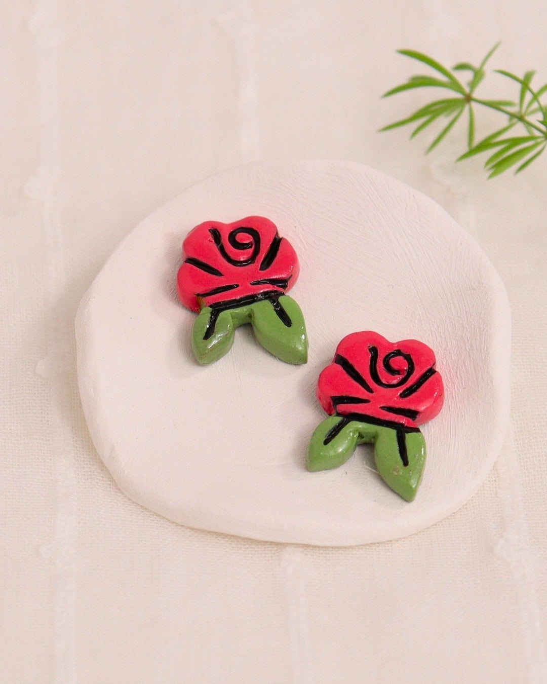 pink-floral-stud