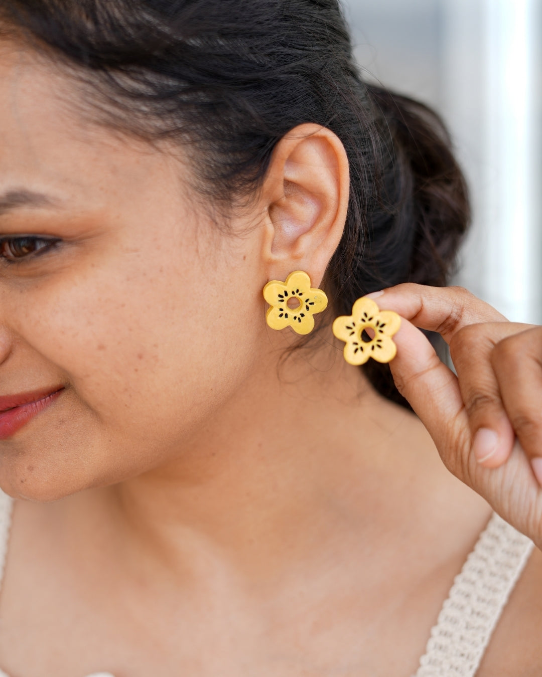 yellow-earrings-women