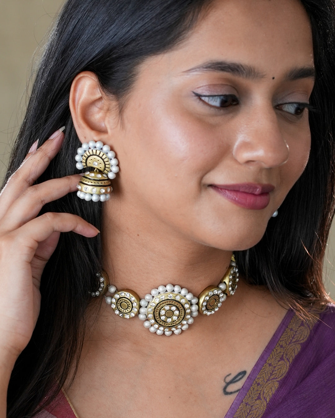 Handcrafted-Small-pendant-set