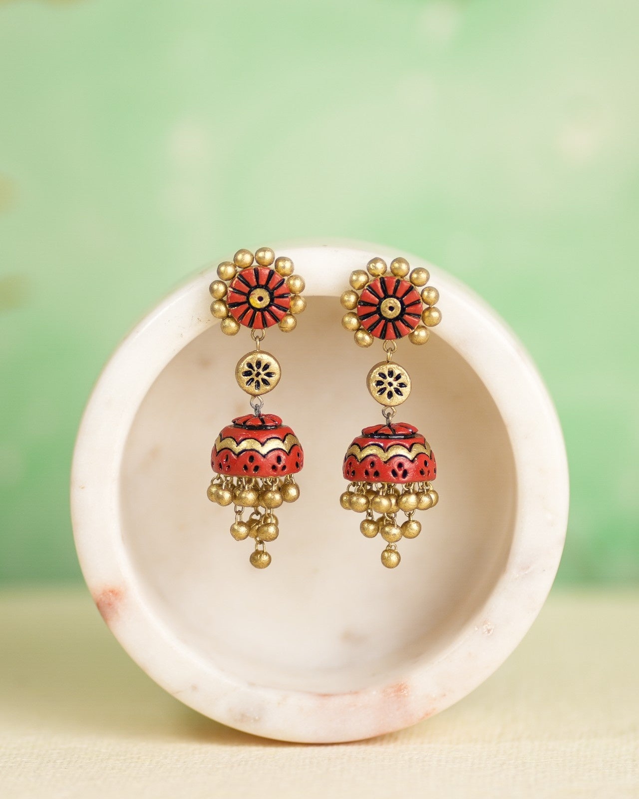 Jhumka-earrings-Diwali