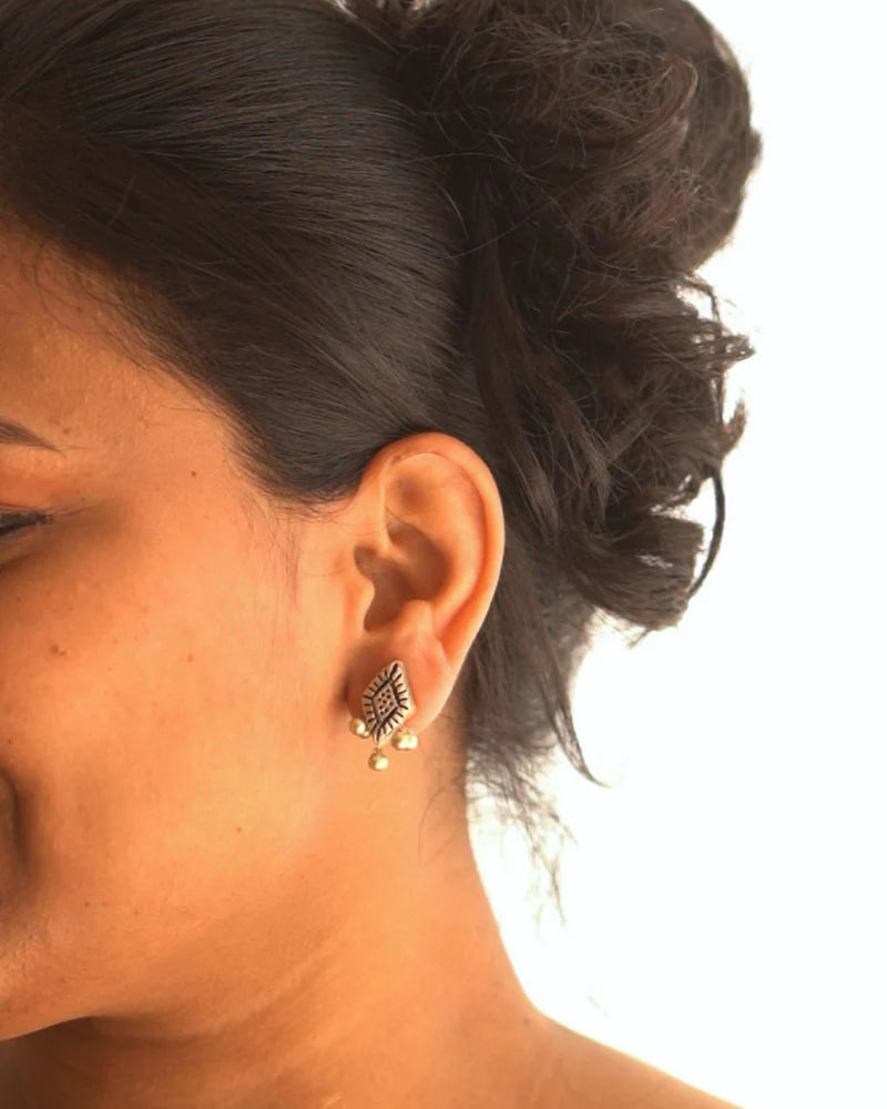 Festive Cone Duo Earrings Set