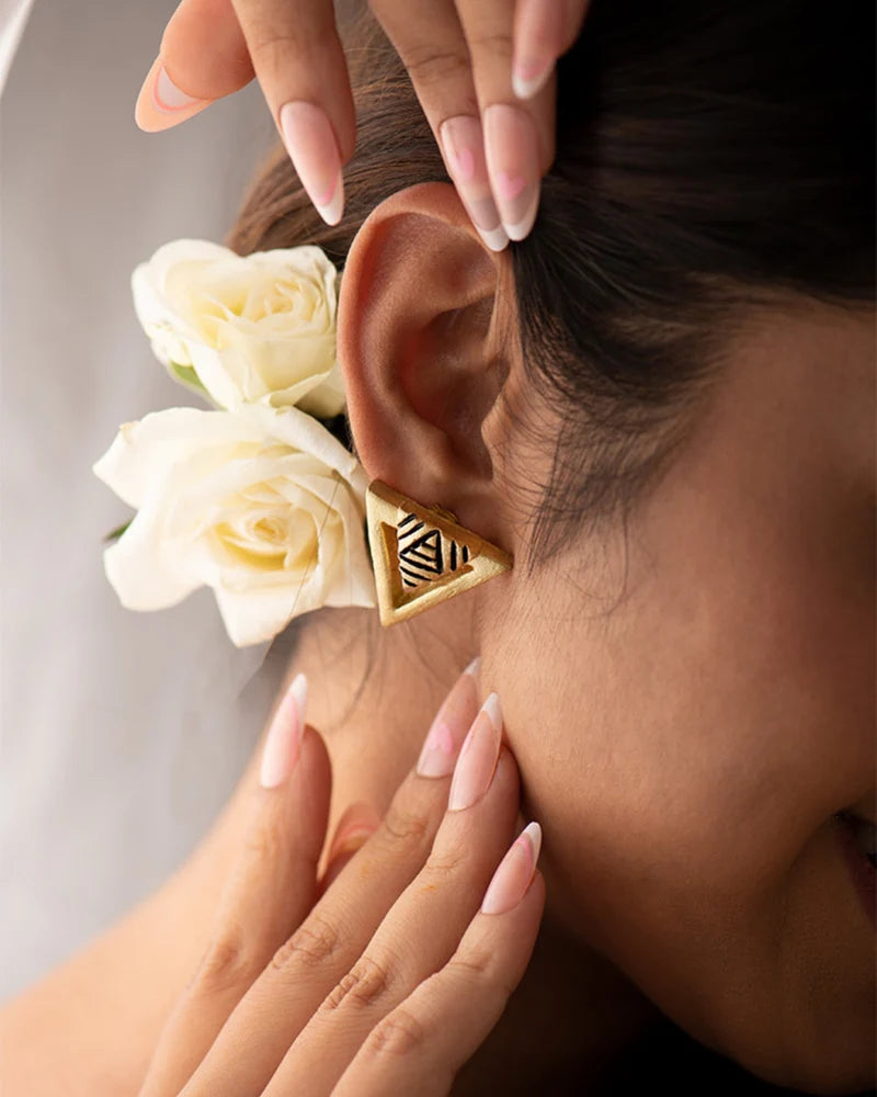Triangle Studs Twinning Set