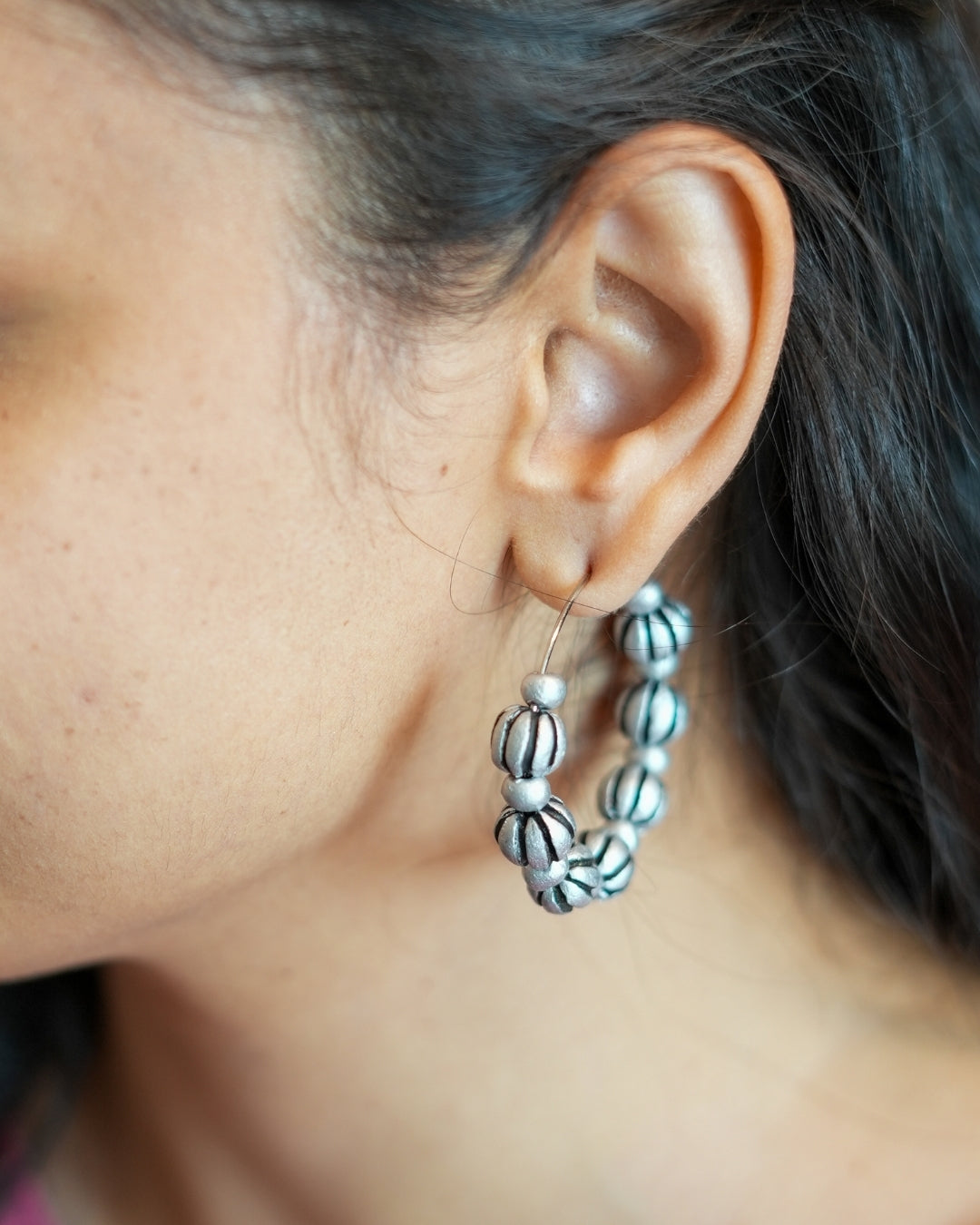 Metallic Muse Hoops