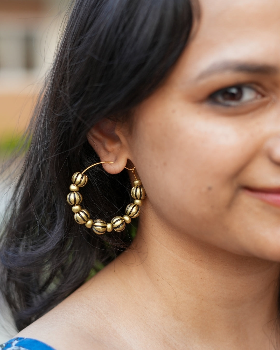 Metallic Muse Hoops