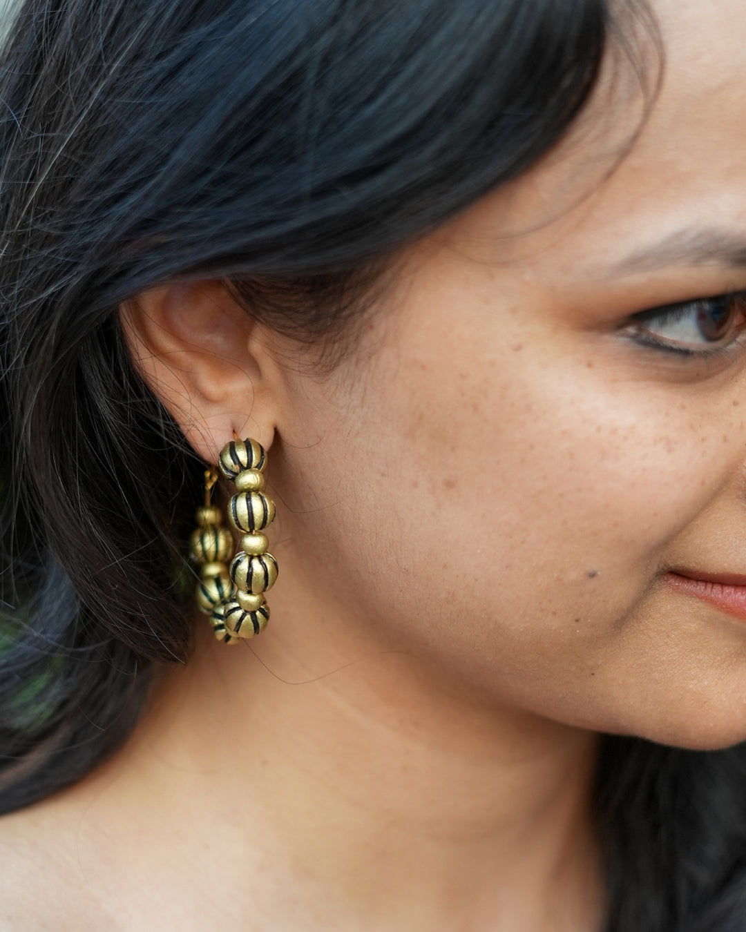 Metallic Muse Hoops