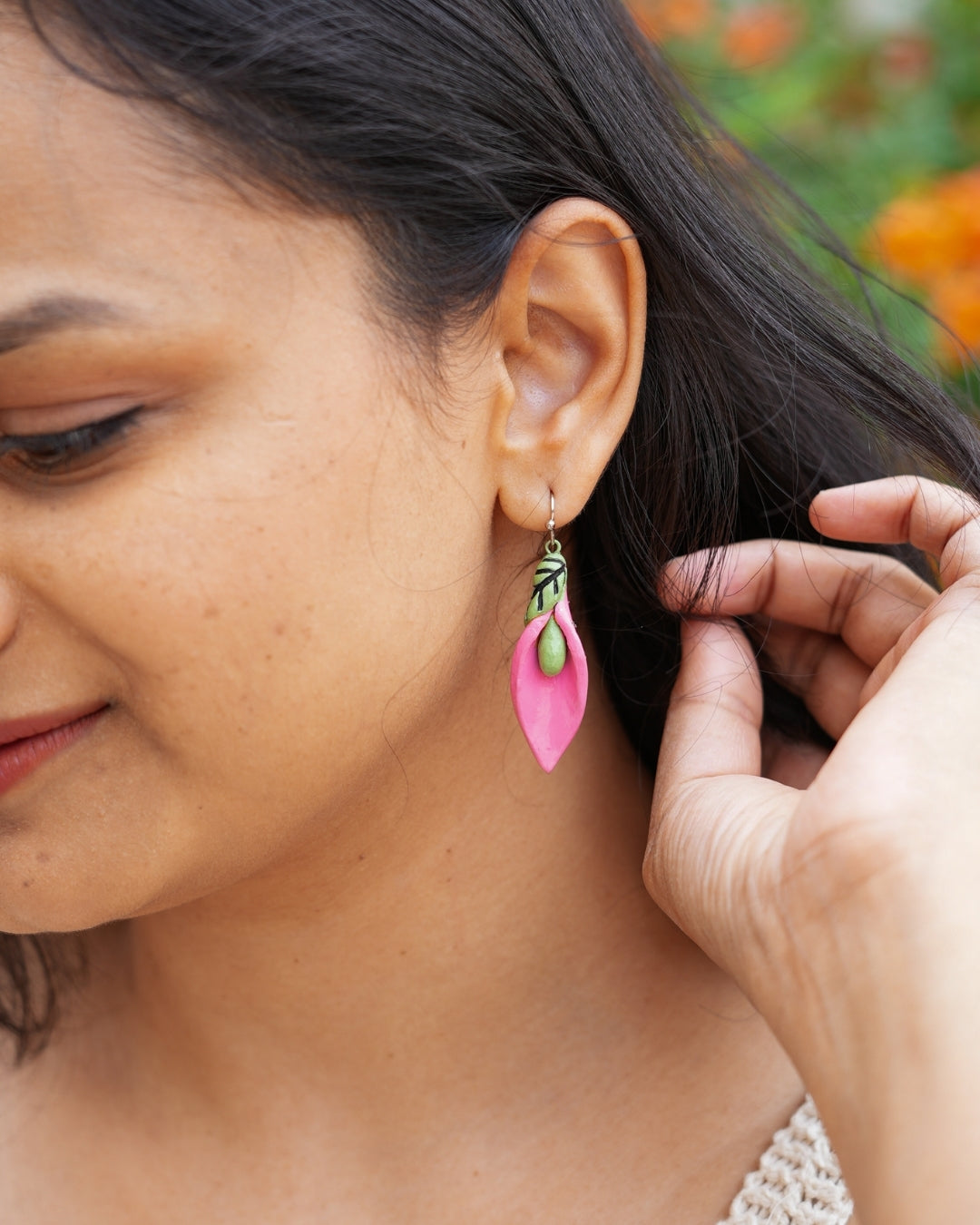 Peace Lily Earrings