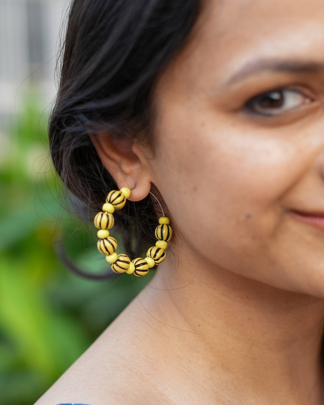 Bumble Bee Hoops