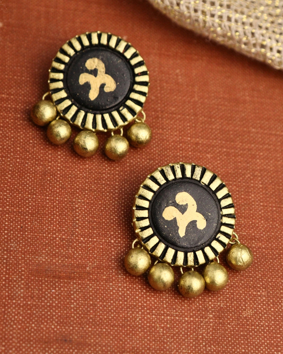 Black Kanchan Long Necklace Set