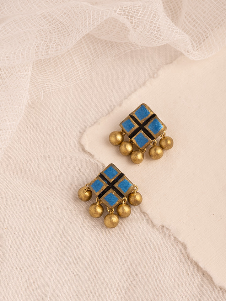 Blue-Minimal-Stud-Earrings