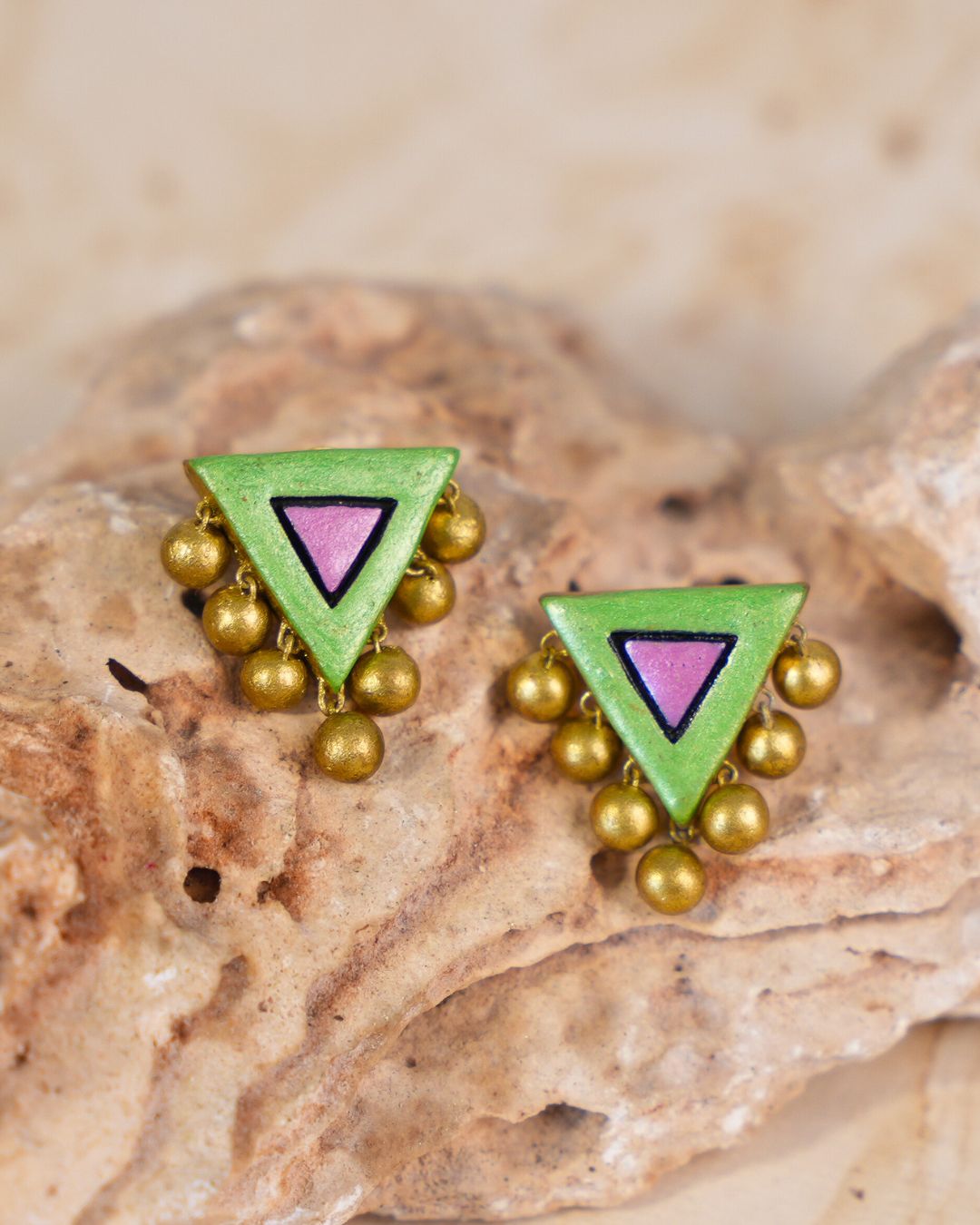 Ethnic-stud-earrings