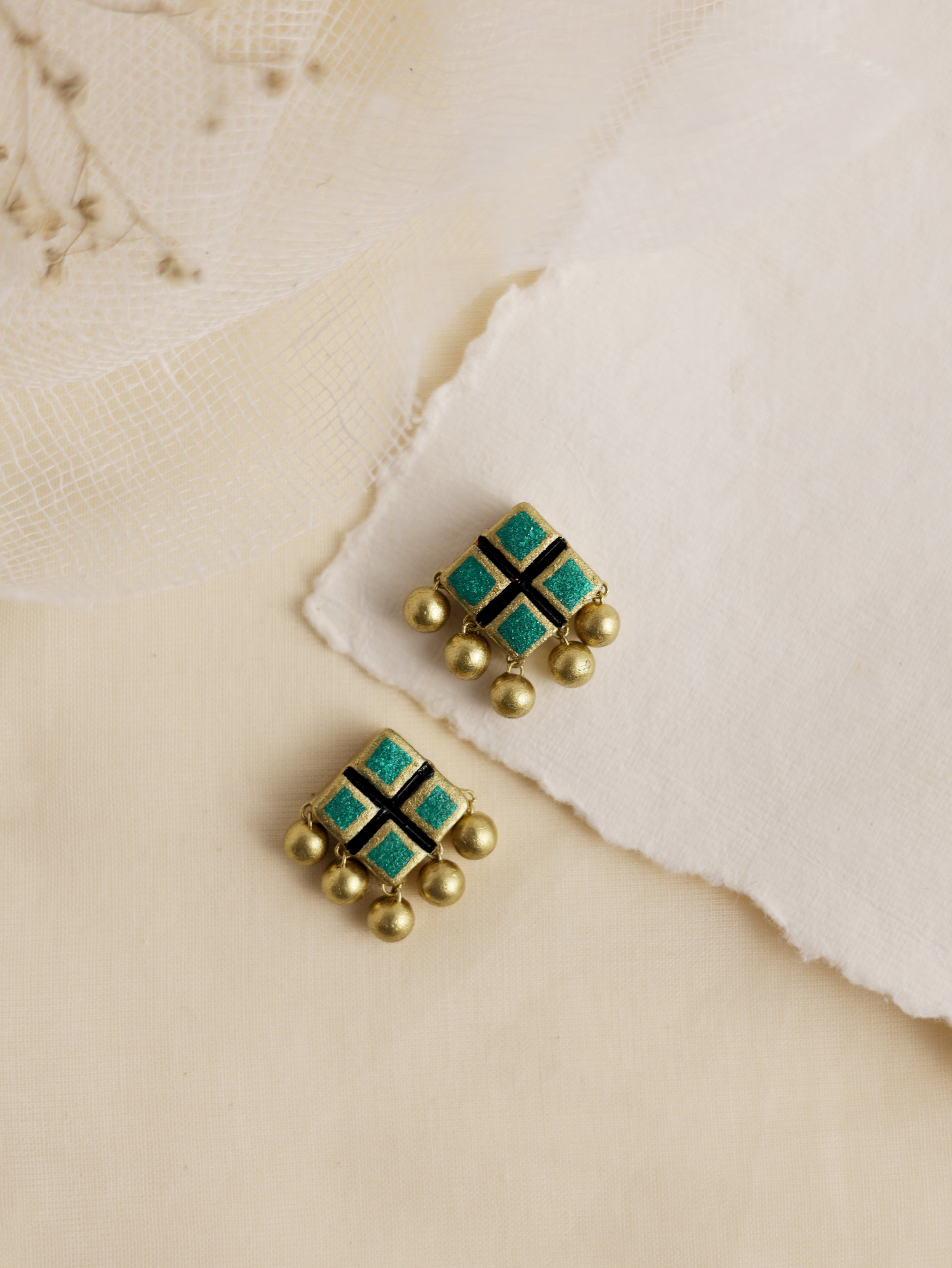 Mosaic Charm Studs