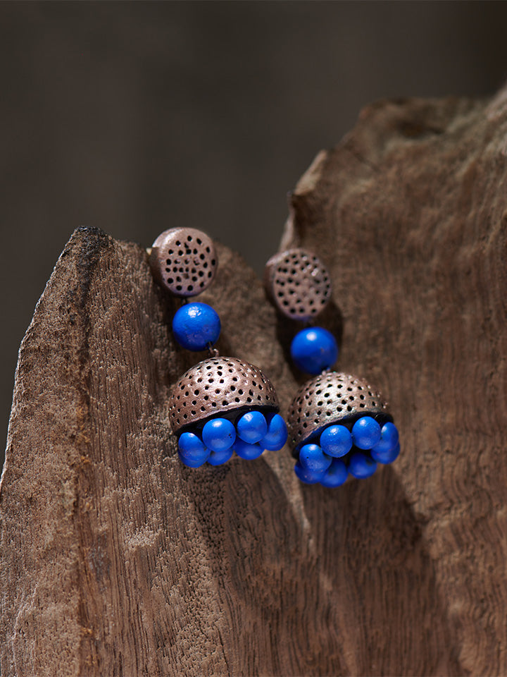 Terracotta-Jhumka-Earrings