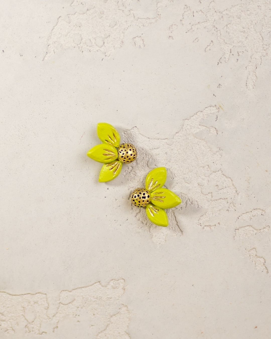 Flower-stud-earrings