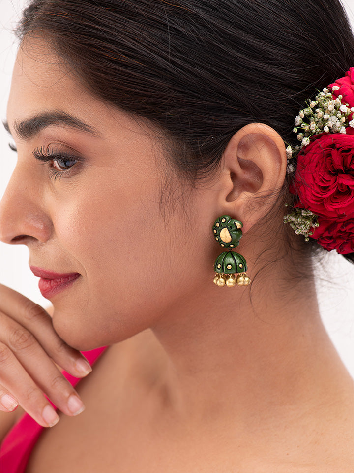 Terracotta-Jhumka-Earrings