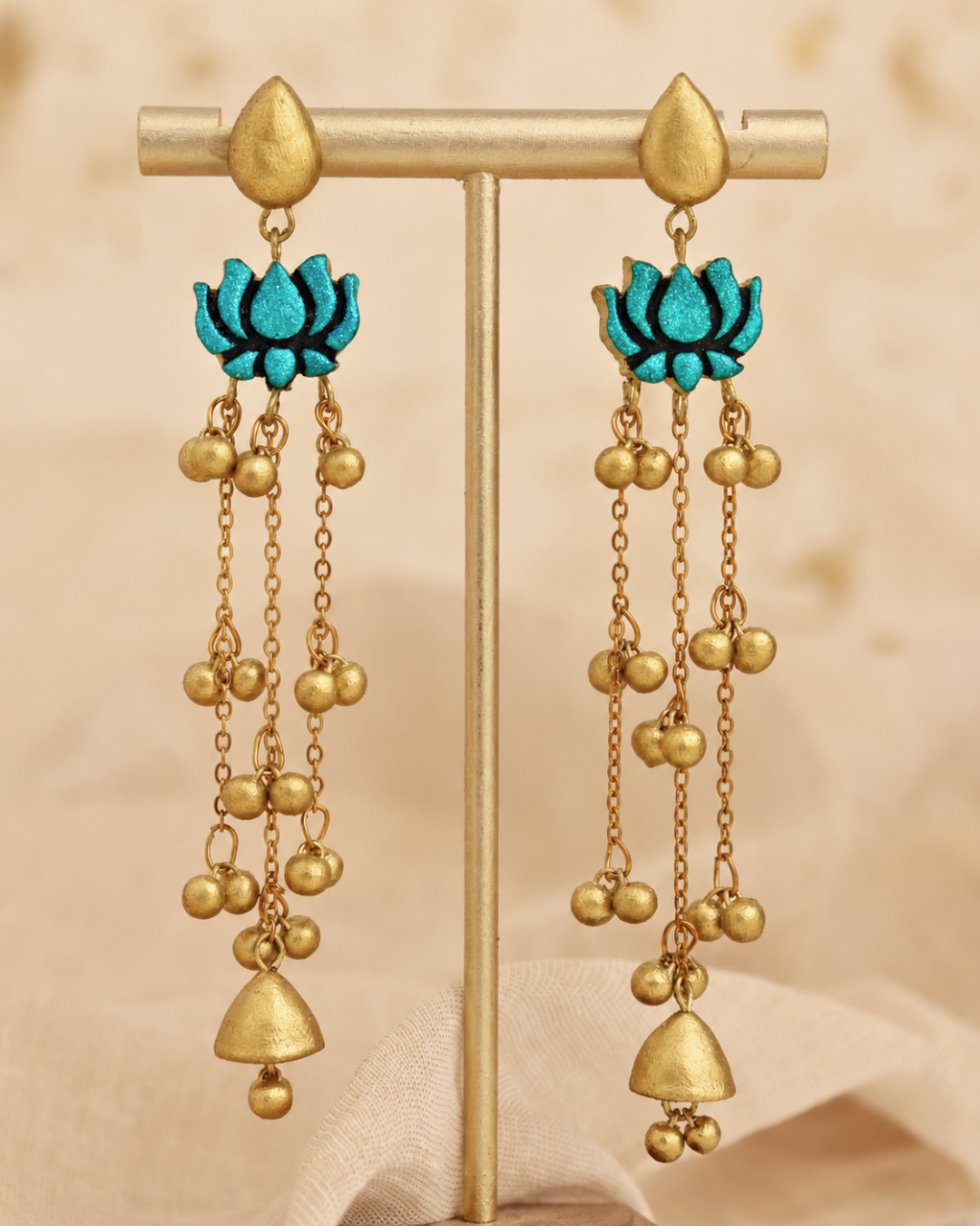 Green Kashmiri Earring