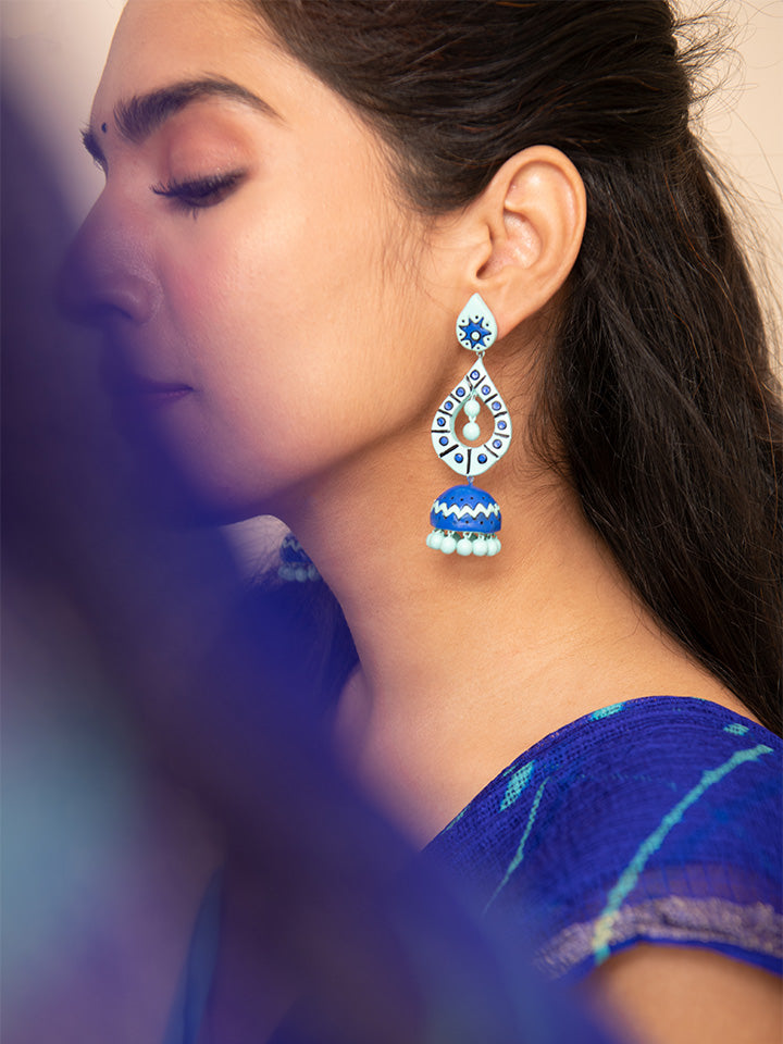 Terracotta-Jhumka-Earrings