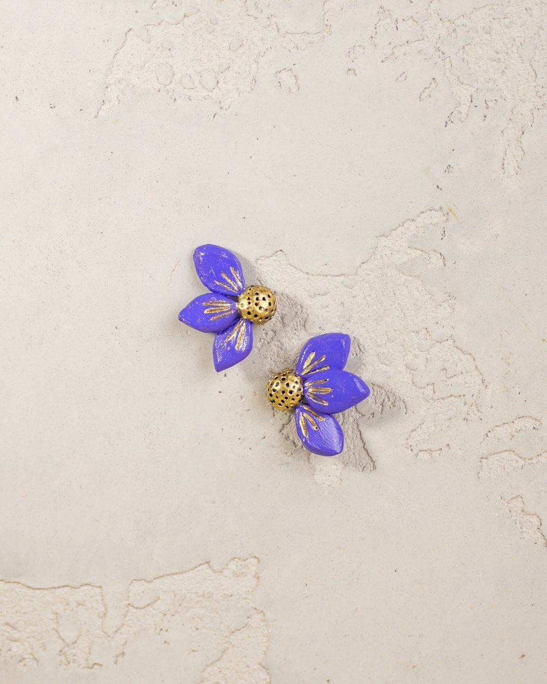 Handmade-petal-studs