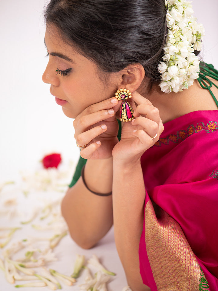 Long-Statement-Jhumka-Gift-Earrings-For-Sister