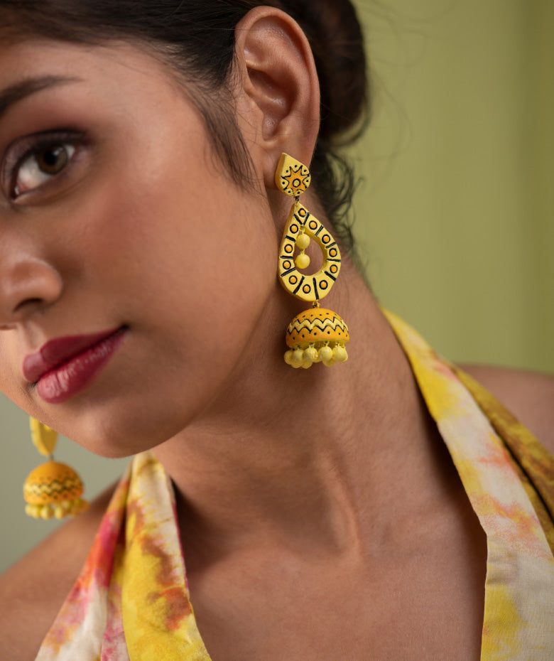 Long-Yellow-Earrings-for-Dresses