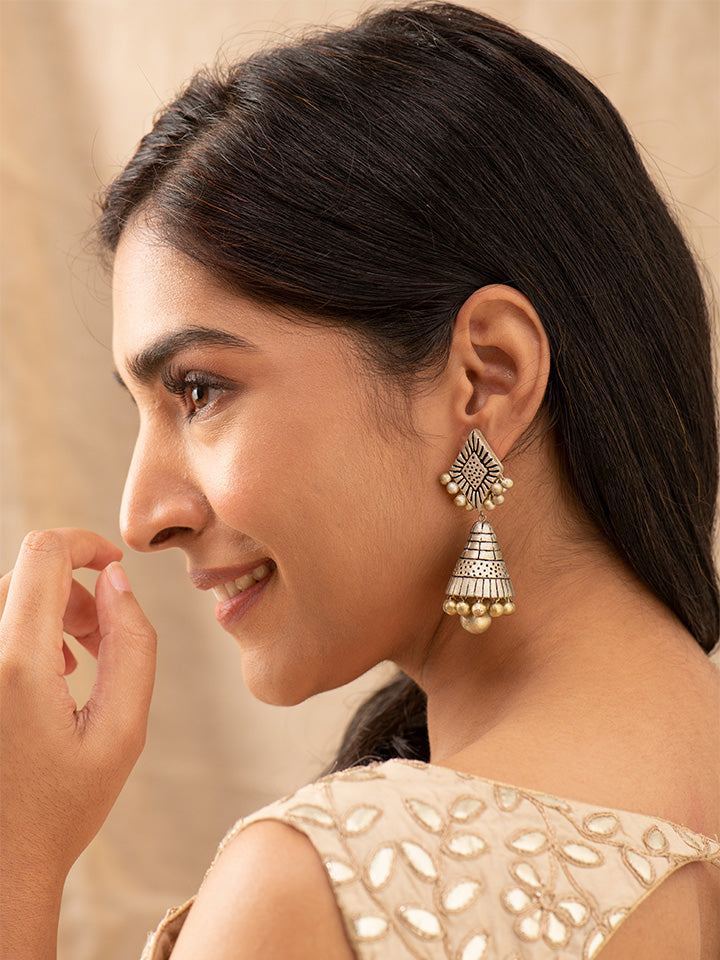 Terracotta-Jhumka-Earrings