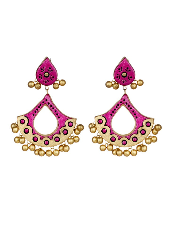 Gold-Pink-Earring 