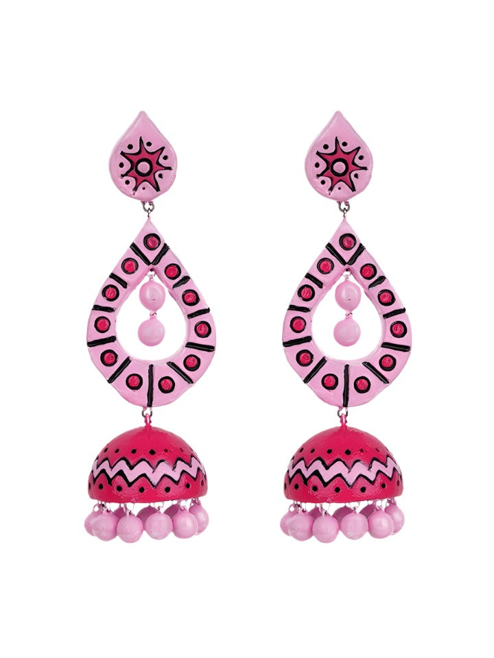 Pink-Statement-Jhumke-Rakhi 