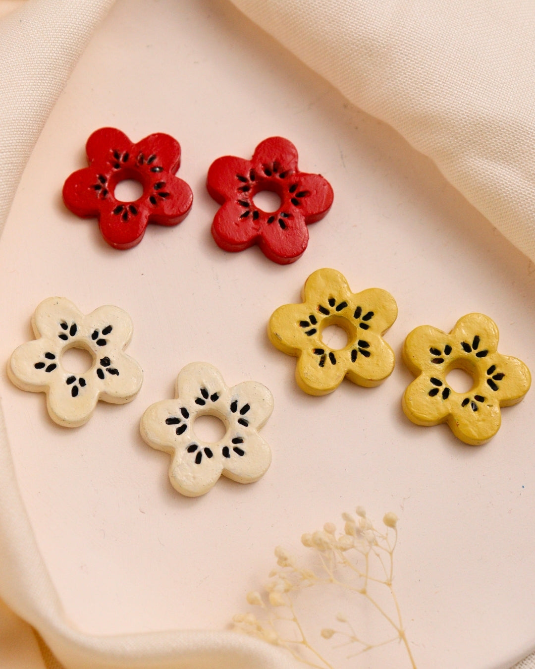 floral-studs-combo-earrings