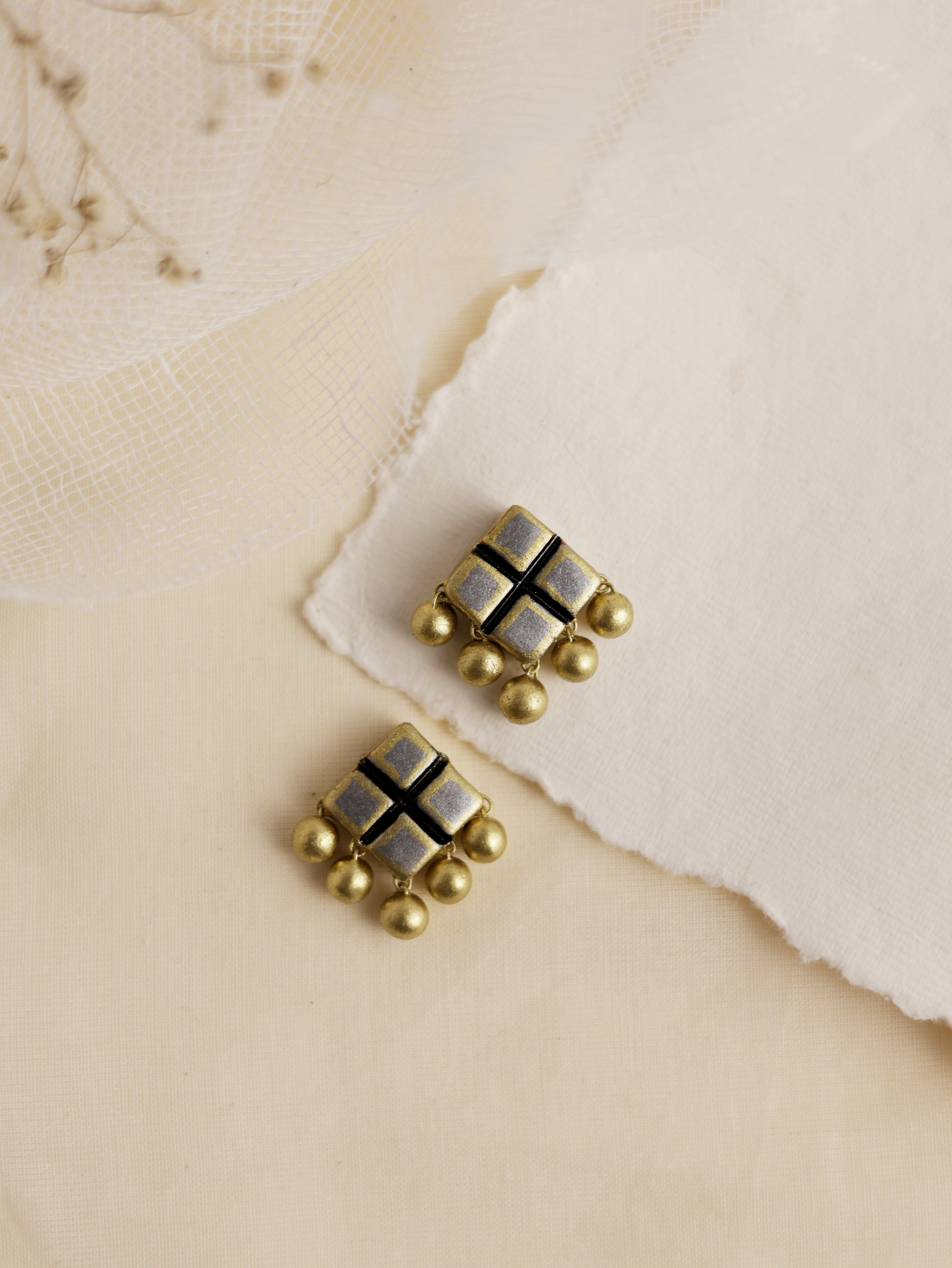 Mosaic Charm Studs