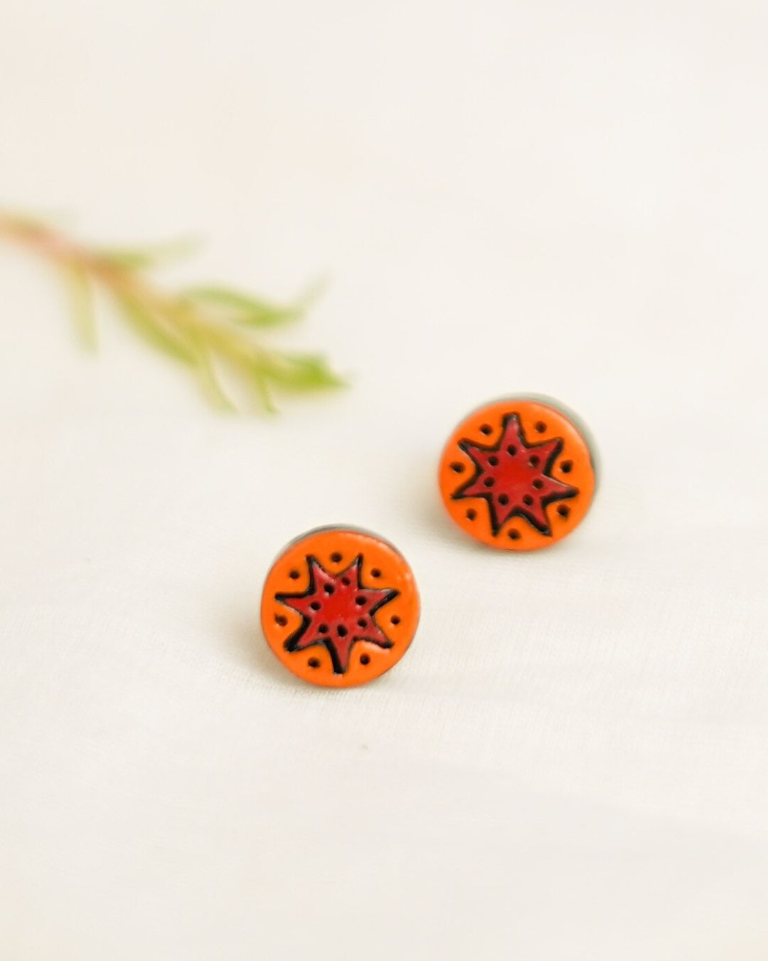 terracotta-stud-earrings