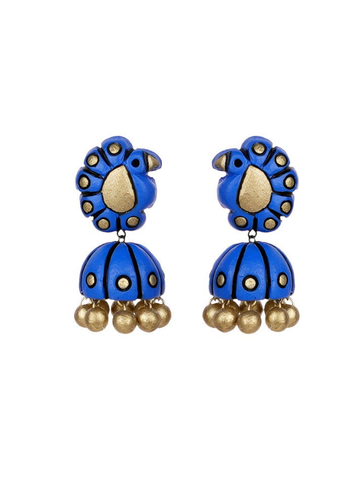 Blue-Festive-Jhumka-Navratri 