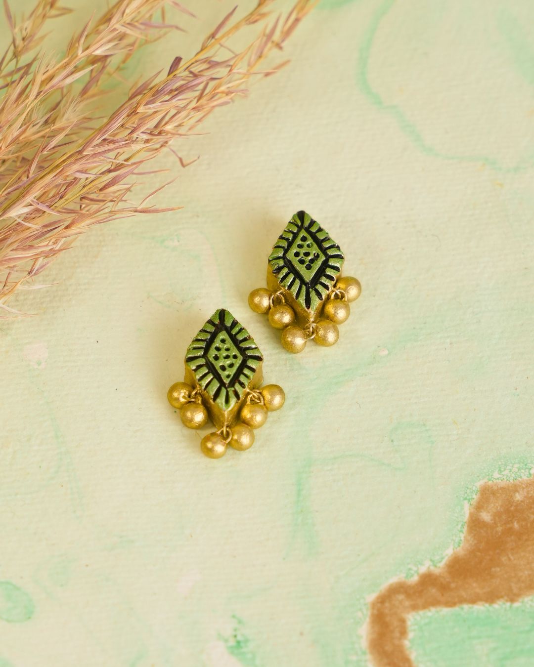 Ethnic-stud-earrings