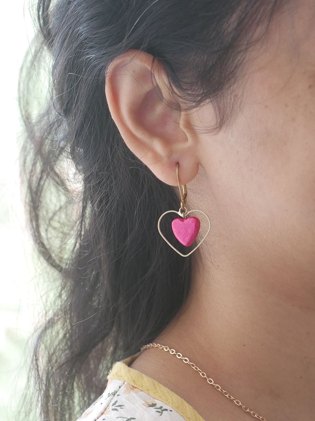 Dainty Heart Earrings