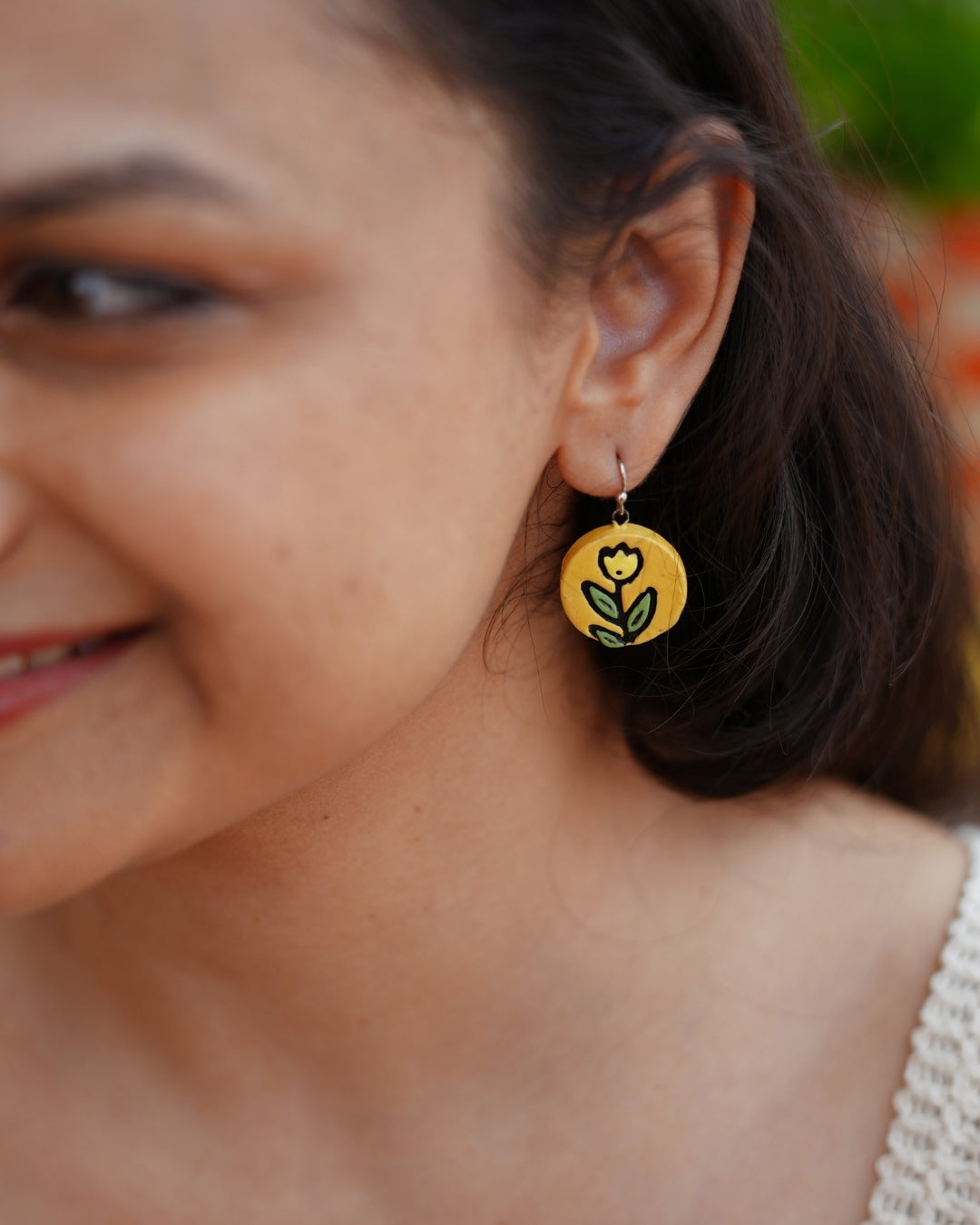 yellow-tulip-earrings