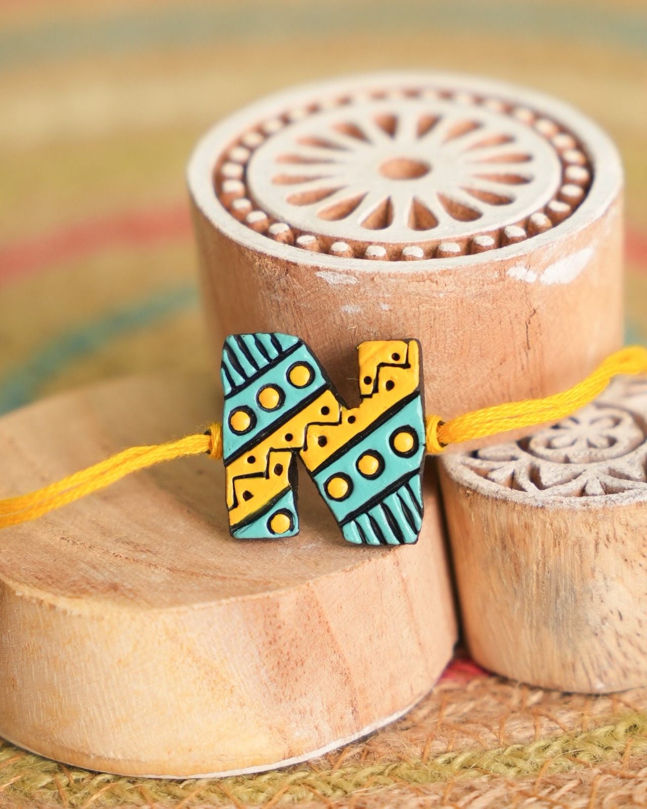 Crayon Initial Rakhi