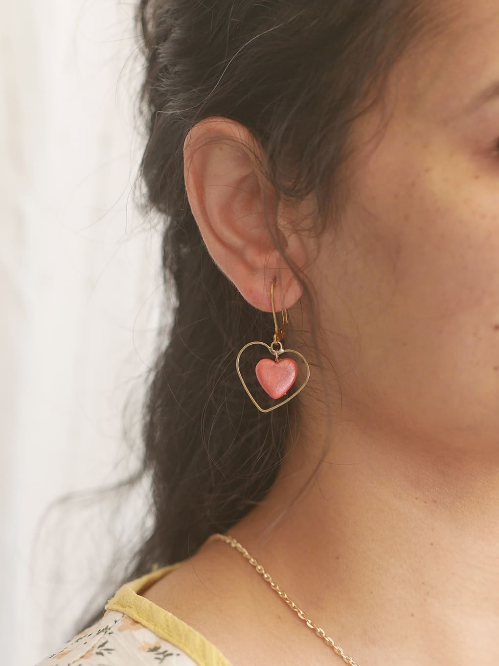 Dainty Heart Earrings